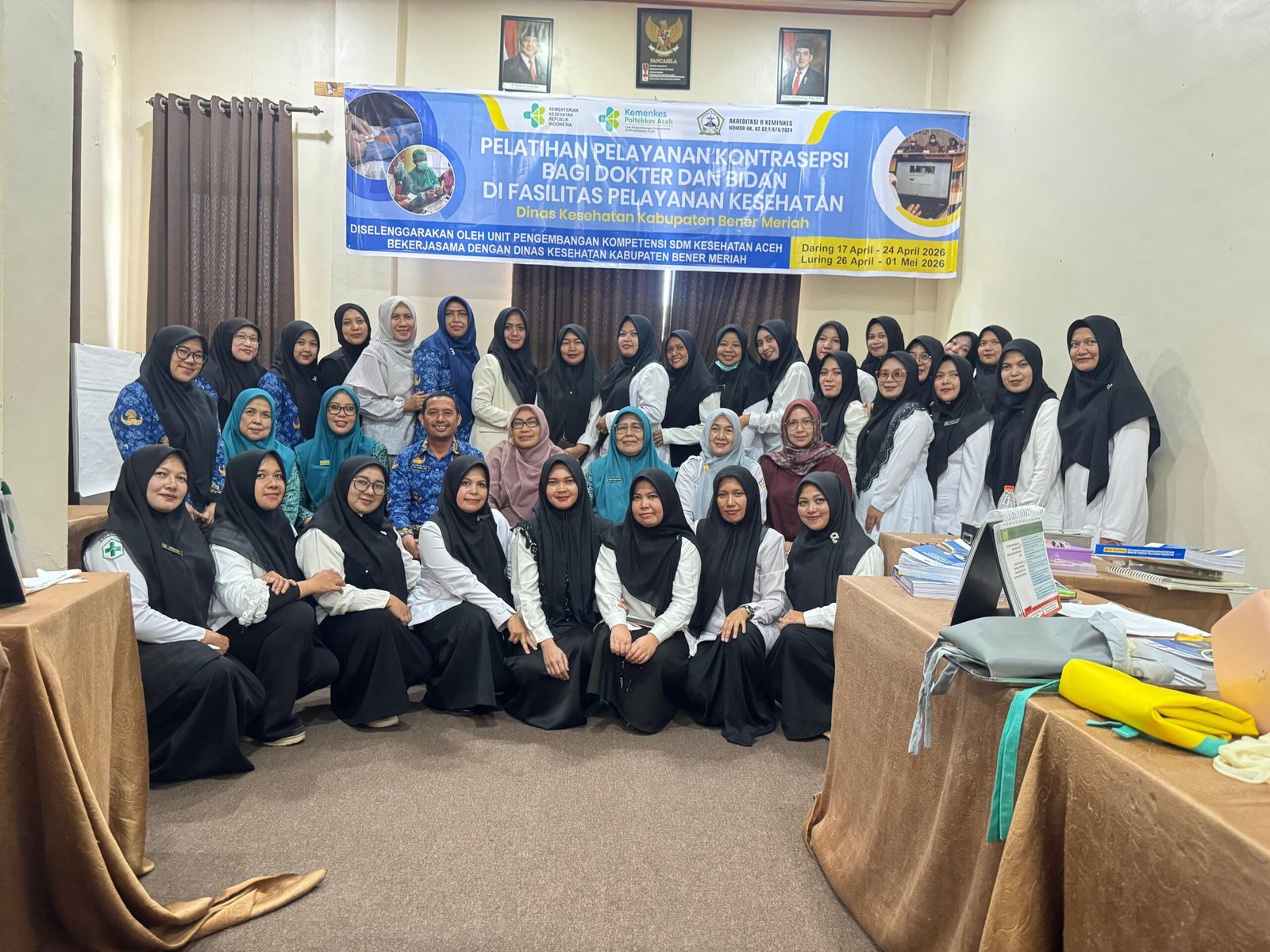 Pelatihan Pelayanan Kontrasepsi bagi Dokter dan Bidan di Fasilitas Pelayanan Kesehatan Angkatan 1 Kerjasama dengan Dinas Kesehatan Kabupaten Bener Meriah Tahun 2026
